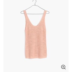 Madewell Monterey Sweater Tank- medium- NWOT